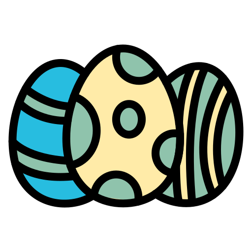el huevo de pascua icono gratis