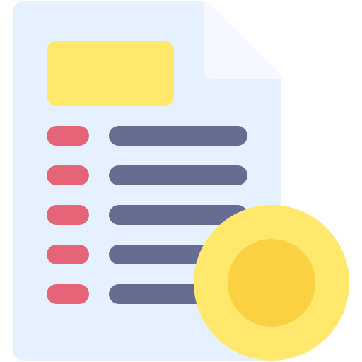 Invoice free icon