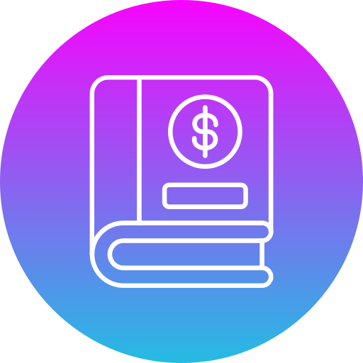 libro de contabilidad icono gratis