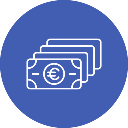 euro icono gratis