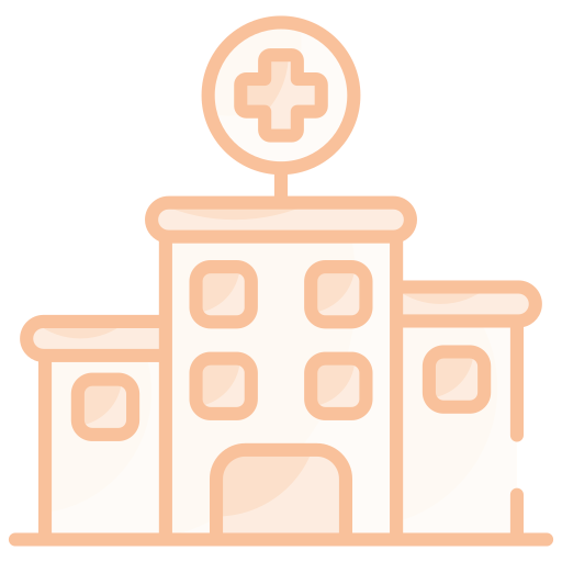 bâtiment de l'hôpital Icône gratuit