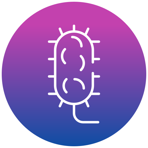 Bacteria free icon