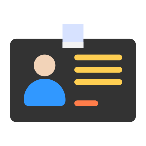 carteira de identidade grátis ícone