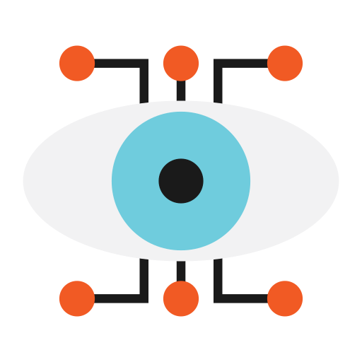 visión icono gratis