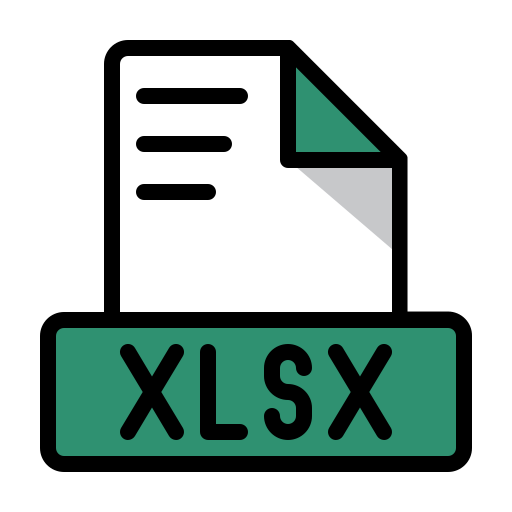 Xlsx free icon