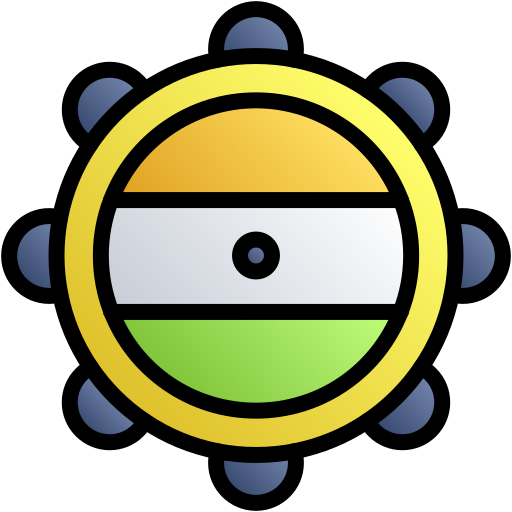 pandereta icono gratis