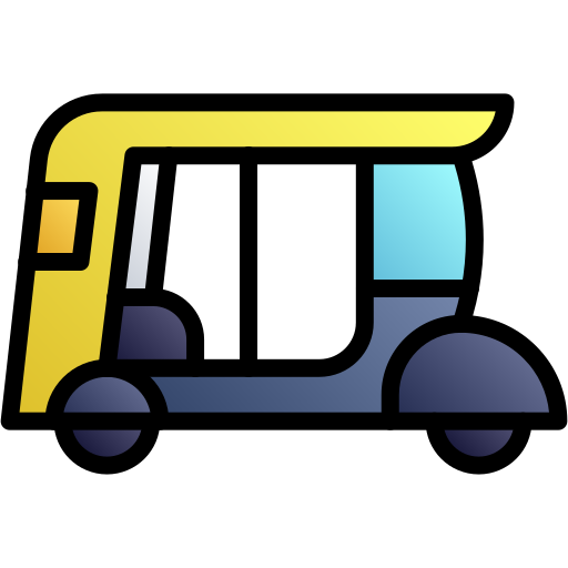 rickshaw de ciclo icono gratis