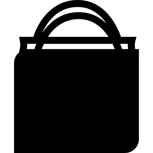 Shop bag with big handles - Free commerce icons