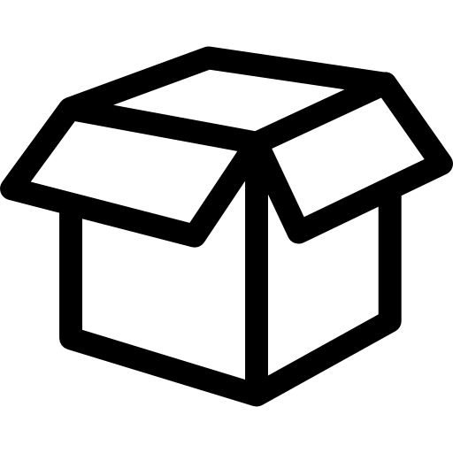 Empty White Box Icon