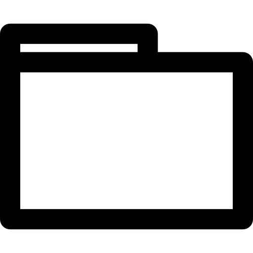 Folder Basic Rounded Lineal icon