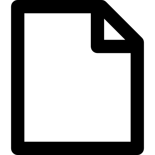 File Basic Rounded Lineal icon