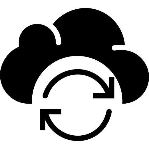 computación en la nube icono gratis