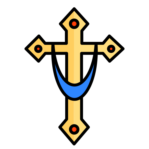 cruz cristiana icono gratis