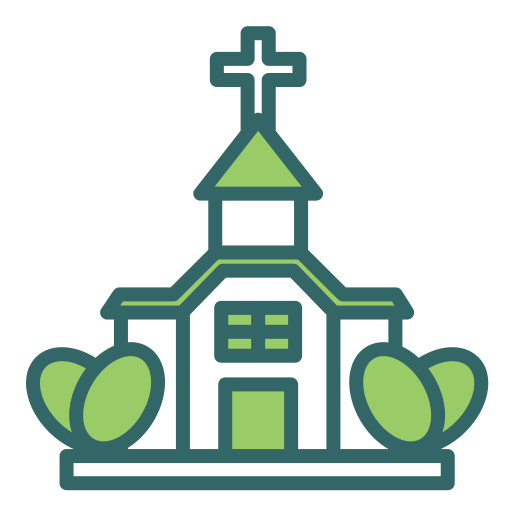 Église Icône gratuit Église Icône gratuit