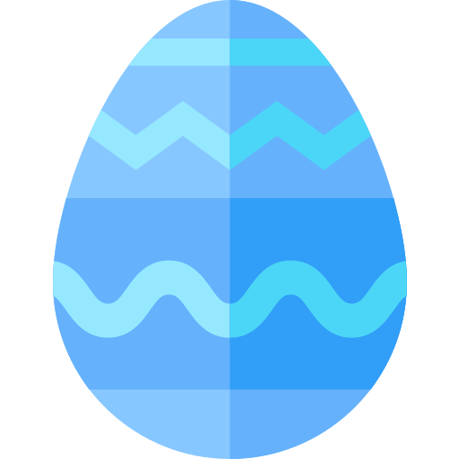 El huevo de Pascua icono gratis