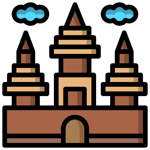 Angkor wat icono gratis