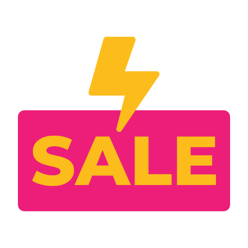 플래시 세일 무료 아이콘