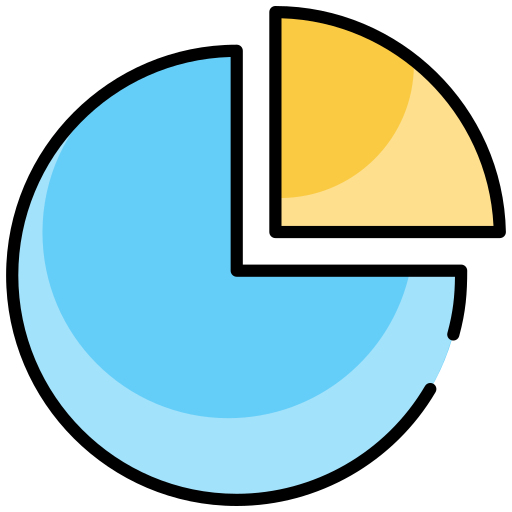 gráfico circular icono gratis