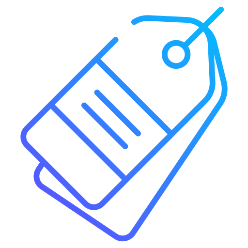 etiqueta de venta icono gratis