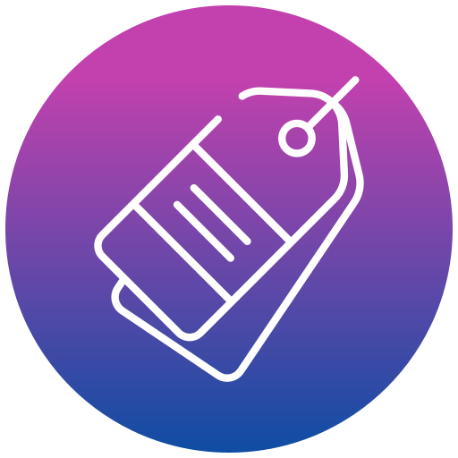 etiqueta de venta icono gratis