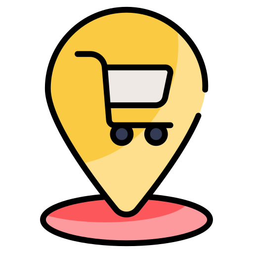 localizador de tiendas icono gratis