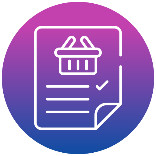 Shopping list free icon