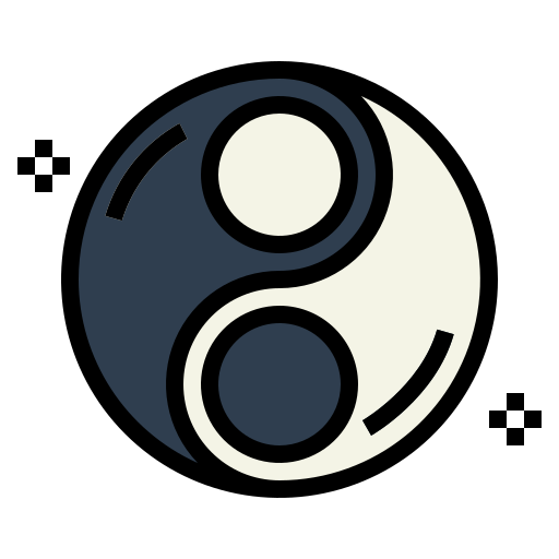 yin yang Icône gratuit