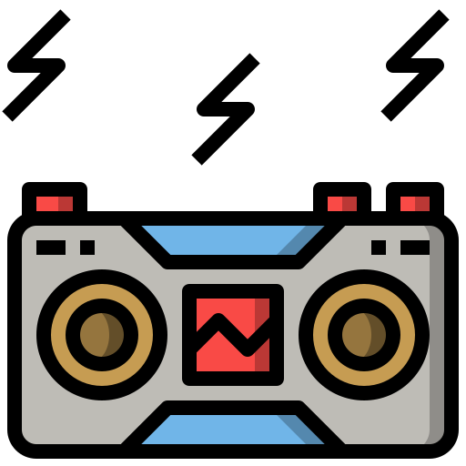 Boombox icono gratis