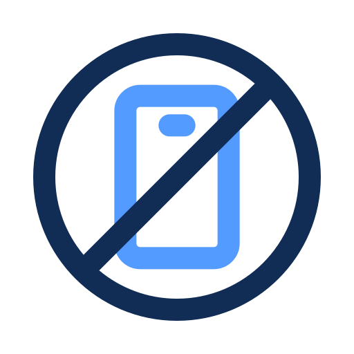 No phone free icon No phone free icon