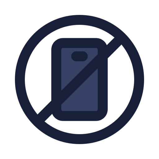 sin teléfono icono gratis