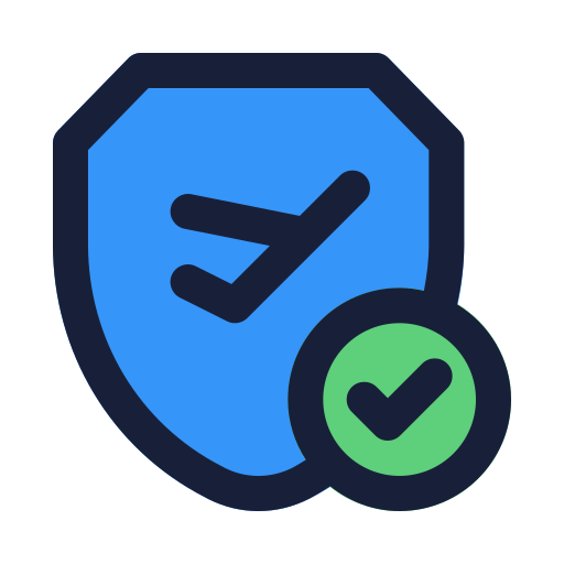 vuelo seguro icono gratis