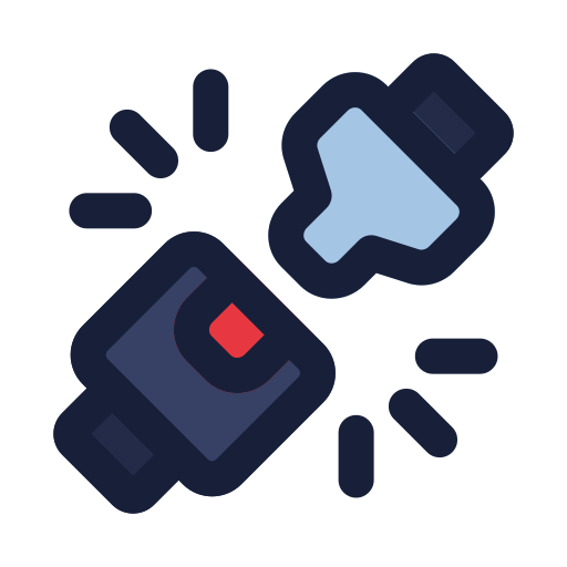 cinturón de seguridad icono gratis