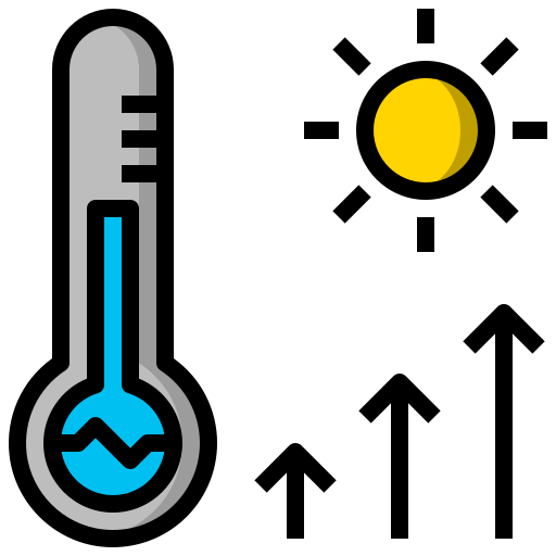 Clima quente grátis ícone