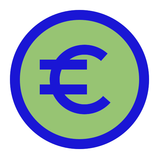 euro icono gratis