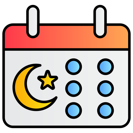 calendario de ramadán icono gratis