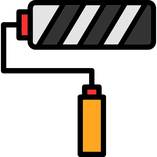 Paint roller free icon Paint roller free icon