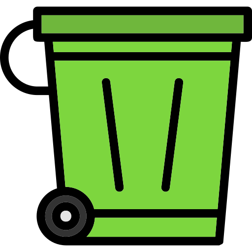 tacho de reciclaje icono gratis