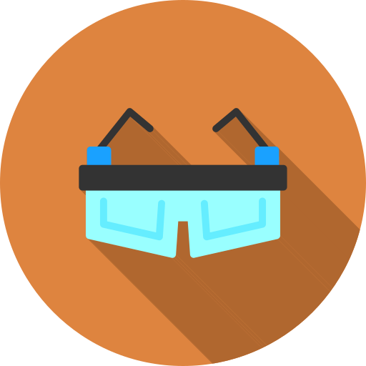 lentes de seguridad icono gratis