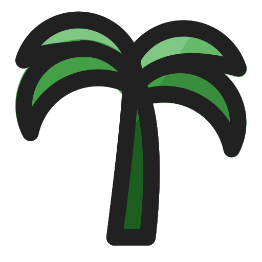 palmera datilera icono gratis