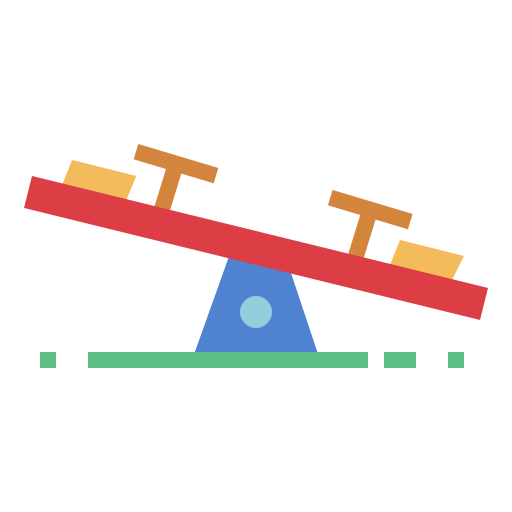 Seesaw Smalllikeart Flat icon