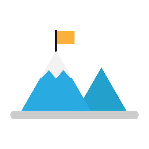 montañas icono gratis