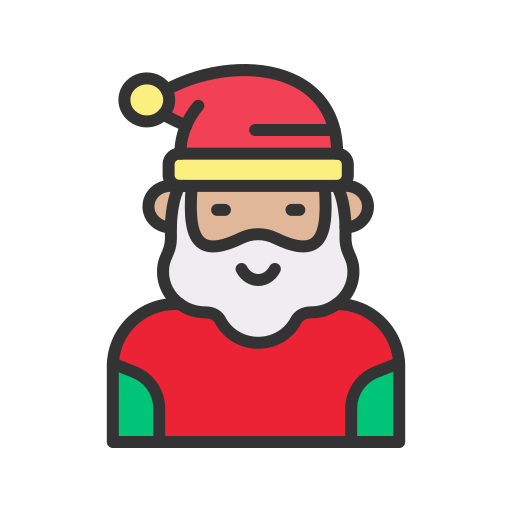 papá noel icono gratis