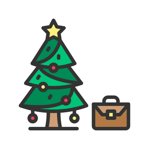 árbol de navidad icono gratis