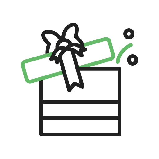 caja de regalo icono gratis