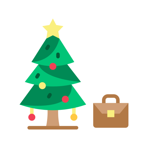 árbol de navidad icono gratis