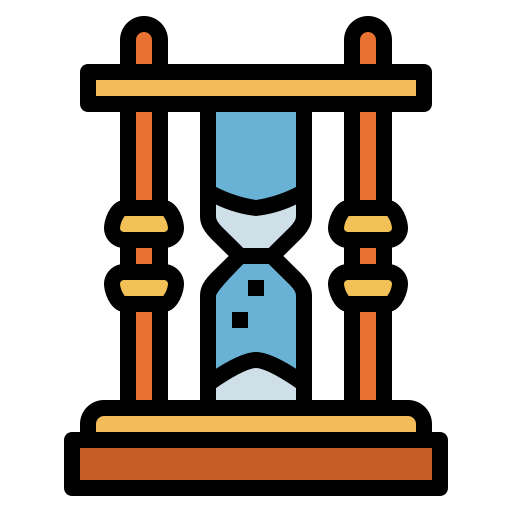 Reloj de arena icono gratis