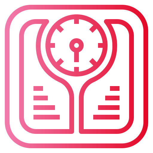 Weight scale free icon