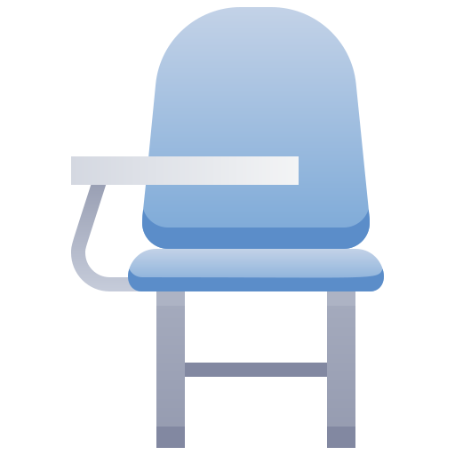 책상 의자 무료 아이콘