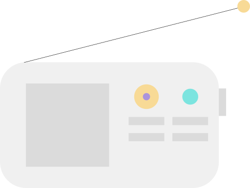 rádio grátis ícone