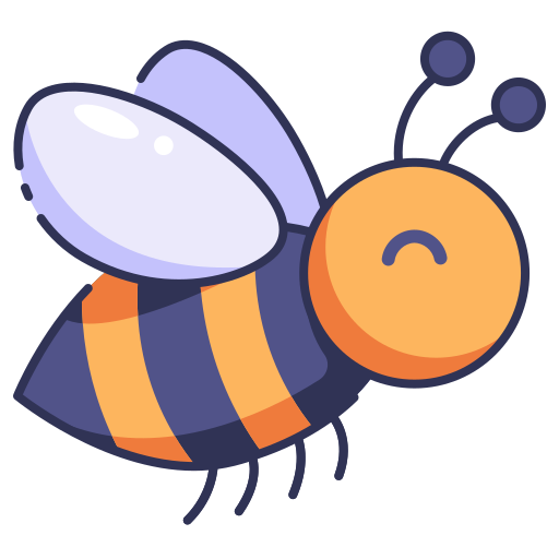 abeja icono gratis